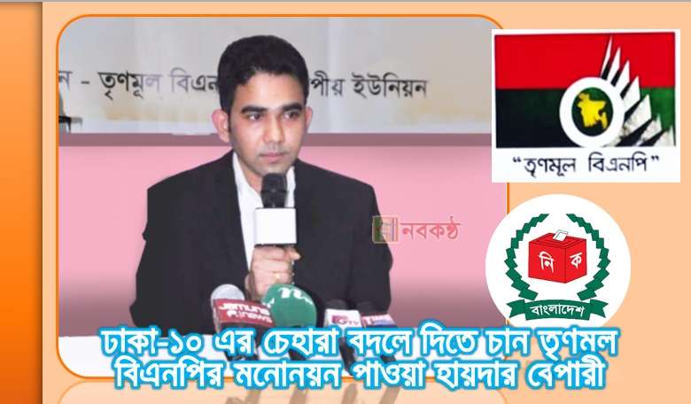 ঢাকা-১০ এর চেহারা বদলে দিতে চান তৃণমূল বিএনপির মনোনয়ন পাওয়া হায়দার বেপারী