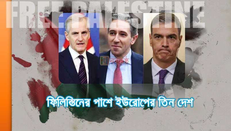 ফিলিস্তিনের পাশে ইউরোপের তিন দেশ