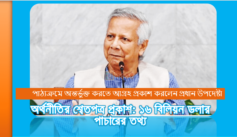 অর্থনীতির শ্বেতপত্র প্রকাশ: ১৬ বিলিয়ন ডলার পাচারের তথ্য