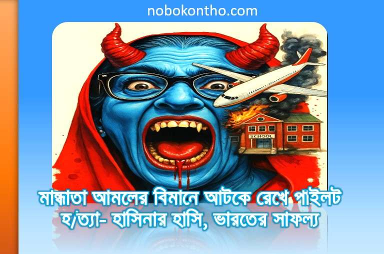 মান্ধাতা আমলের বিমানে আটকে রেখে পাইলট হ/ত্যা- হাসিনার হাসি, ভারতের সাফল্য