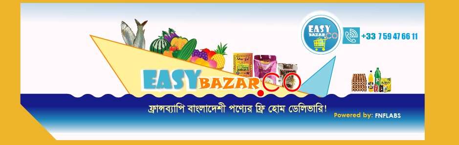 Easy Bazar is the most popular grocery store providing online shopping, smash food restaurant in france along with cargo service Easy Cargo.