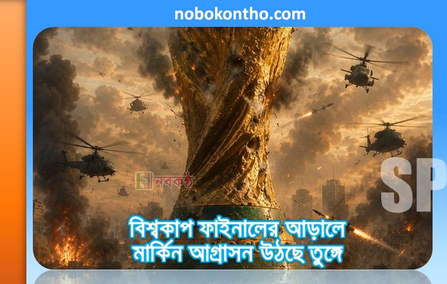 বিশ্বকাপ ফাইনালের আড়ালে, মার্কিন আগ্রাসন উঠছে তুঙ্গে